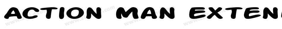 Action Man Extended Bold字体转换